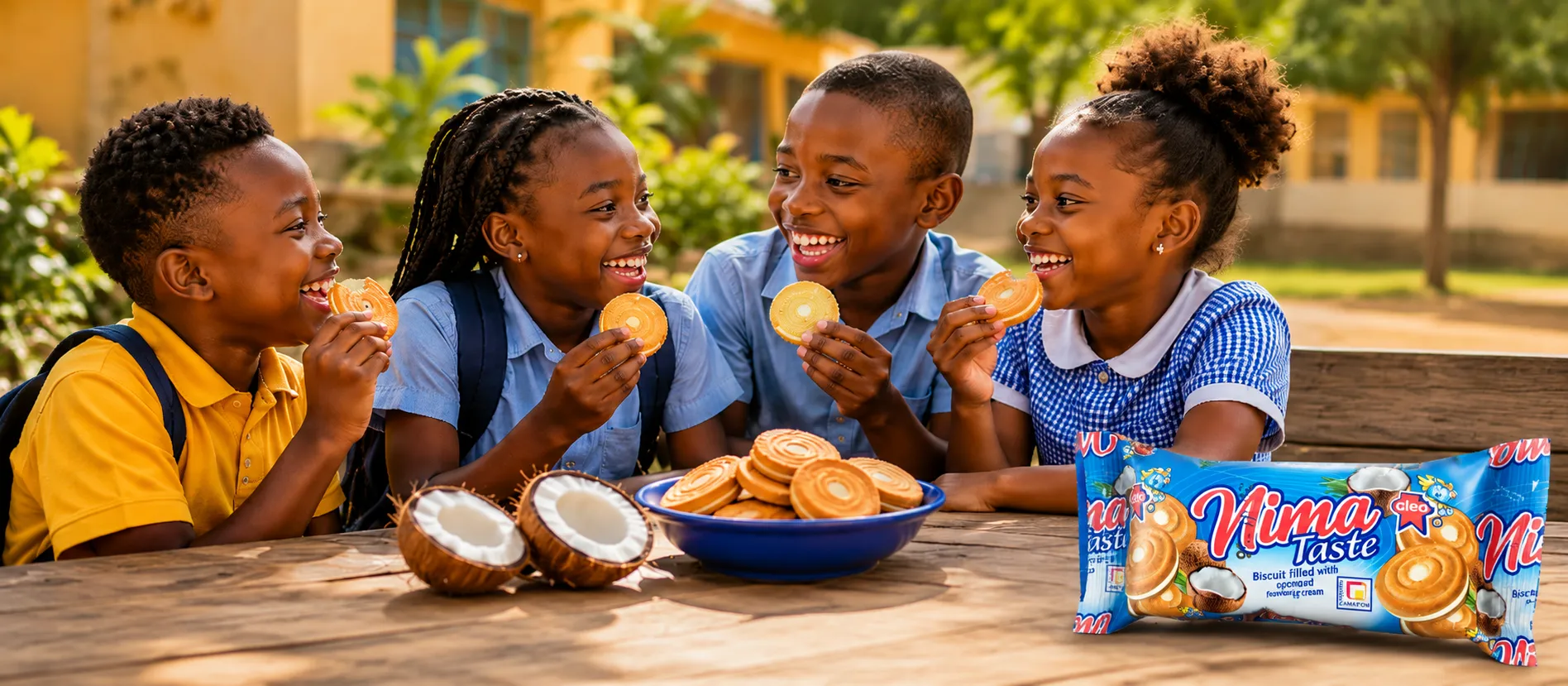 Visuel publicitaire Cléo Biscuits