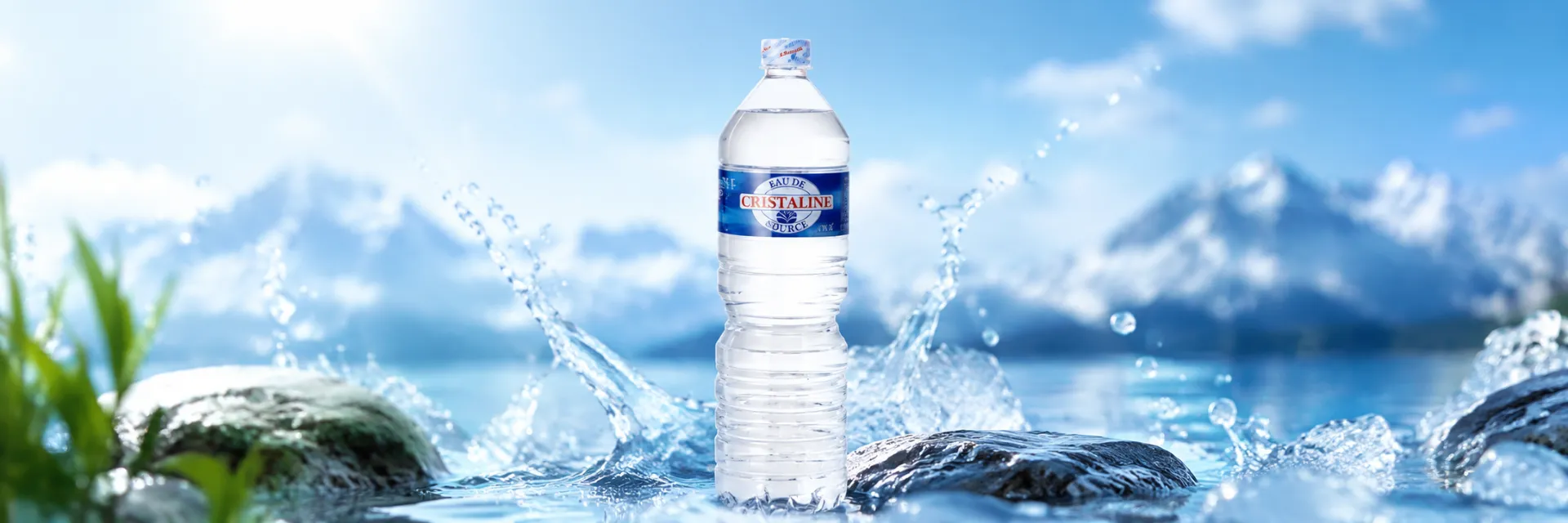 Visuel publicitaire Cristaline